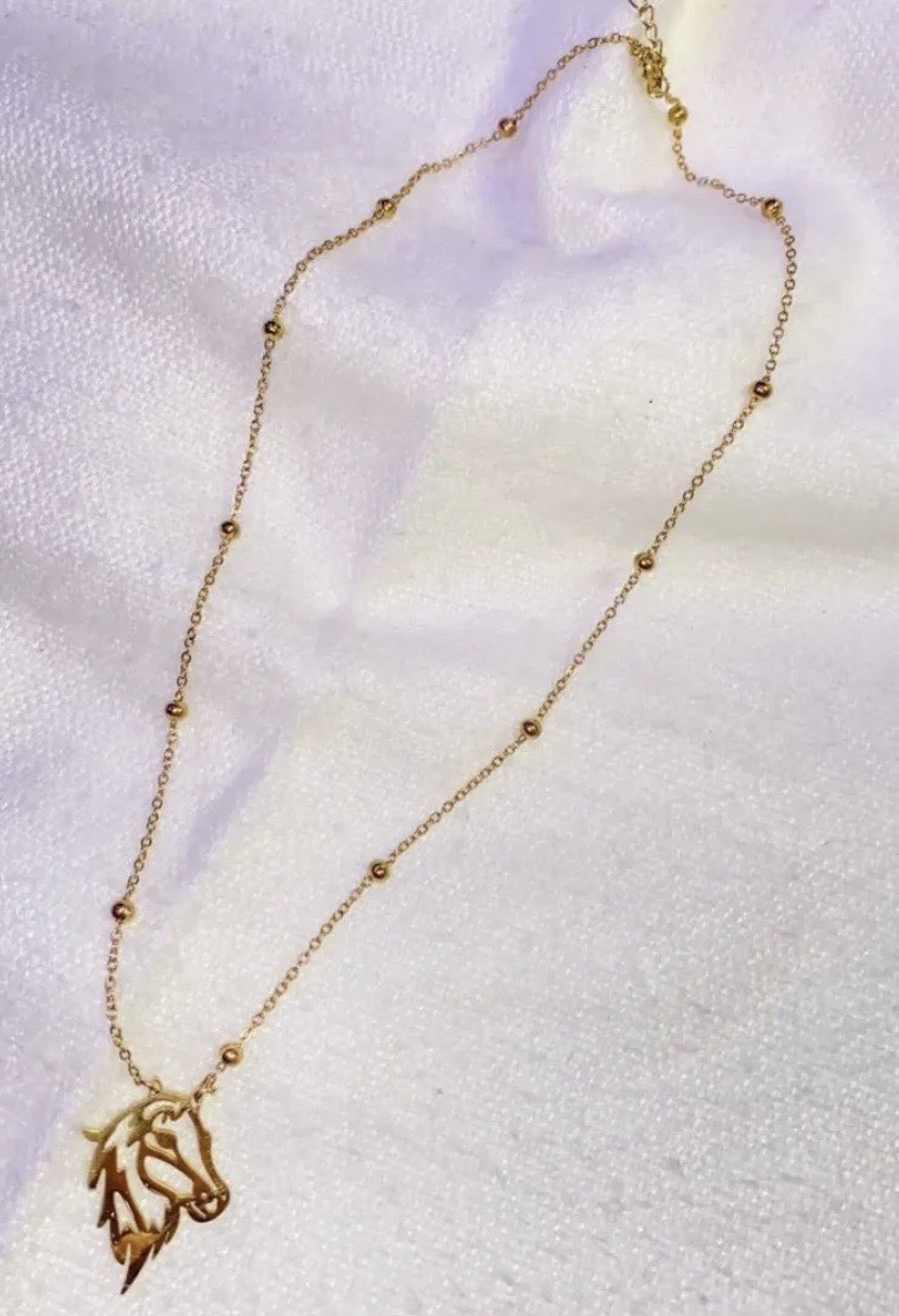 Statement pendant necklace